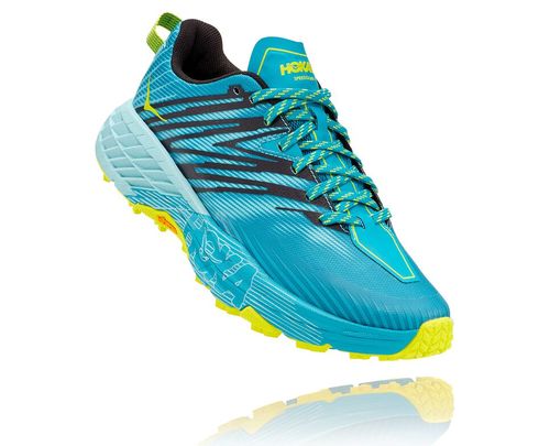 Hoka One One Dame Speedgoat 4 Trail Løpesko Capri Breeze/Angel Blå Norge-74ZDE